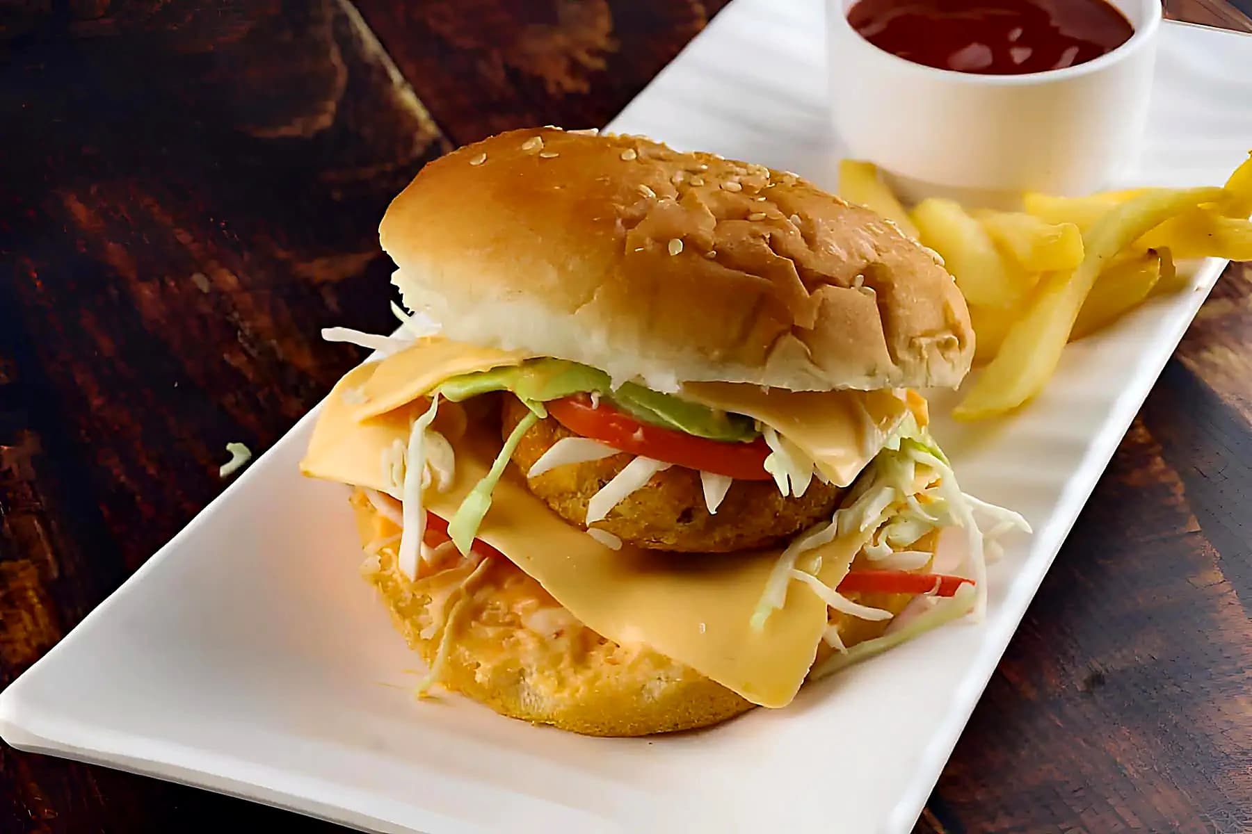 Cajun Spiced Chicken Burger