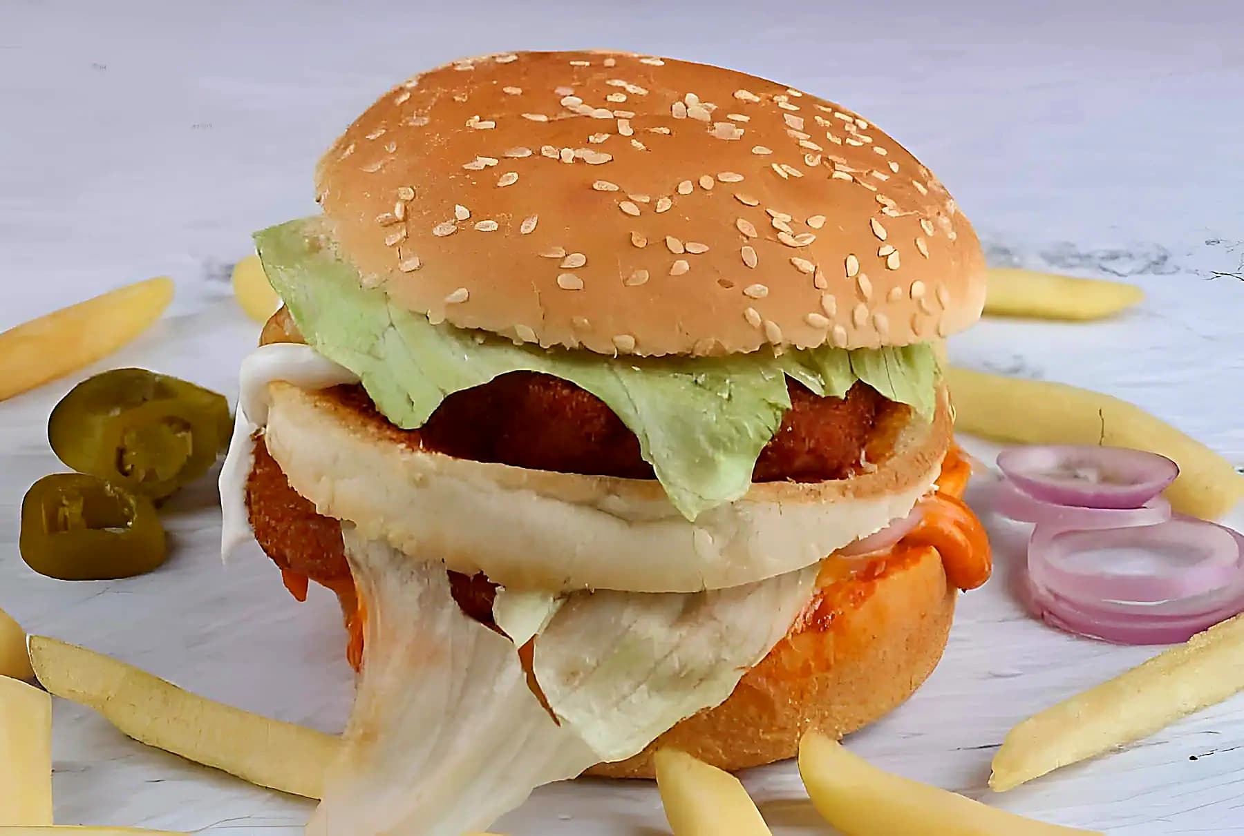 Grilled Chicken Burger