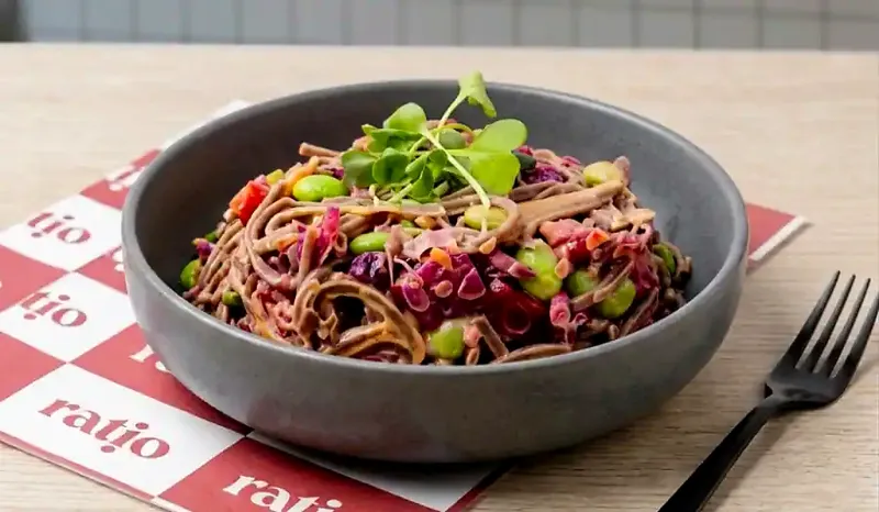 Peanut Soba Noodles Salad